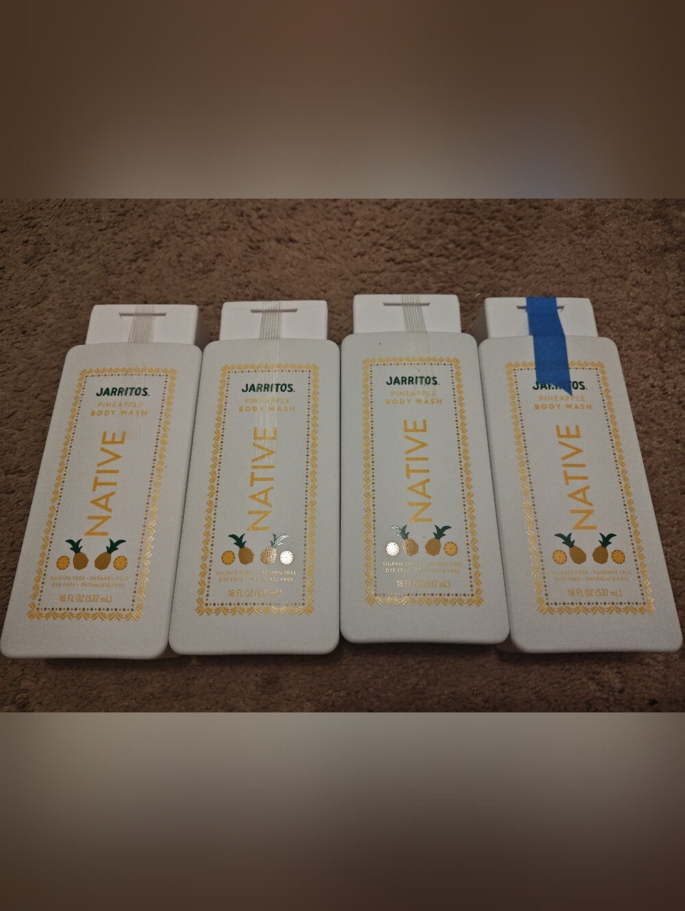 4 Native Jarritos Pineapple Body Wash